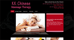 Desktop Screenshot of kkchinesemassagetherapy.com