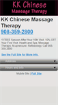 Mobile Screenshot of kkchinesemassagetherapy.com