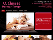 Tablet Screenshot of kkchinesemassagetherapy.com